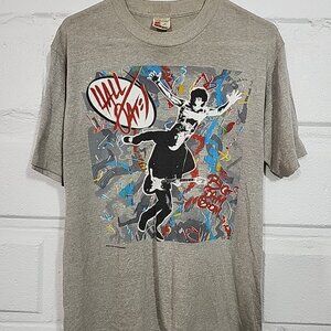 Vintage Hall & Oates Live Thru 85 Concert T-Shirt 1984 Big Bam Boom Large